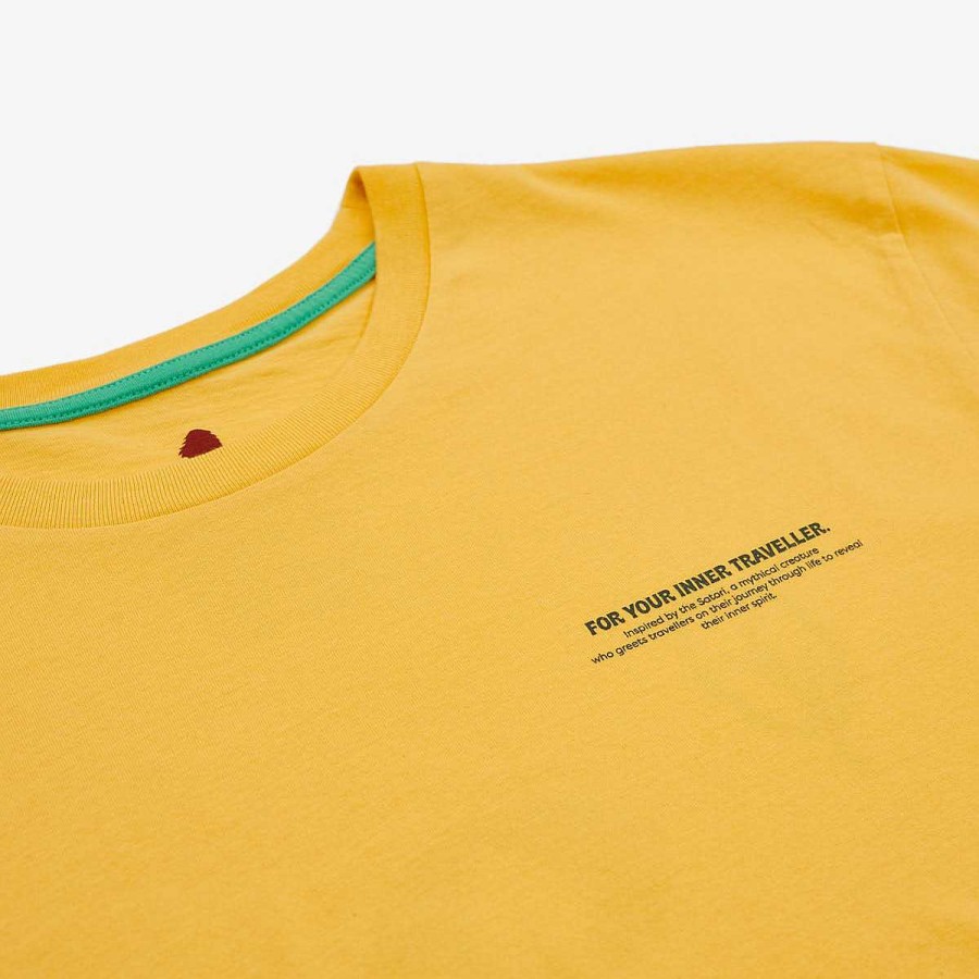 Clearance T-Shirt Regular Fit Organic Cotton | Primary Yellow 5 Elements Camisetas