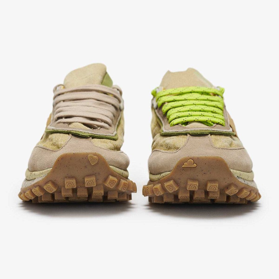 Hot Dharma Linen | Psychadelic Khaki Zapatillas