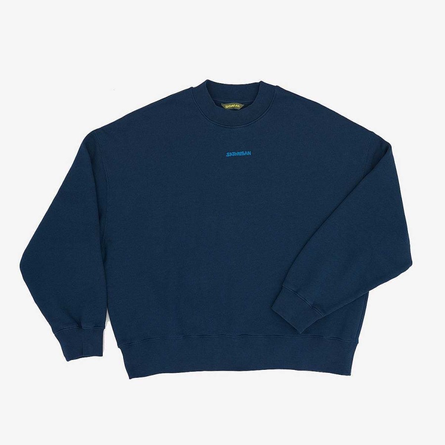 Wholesale Sweatshirt Oversize Organic Cotton | Blue Ink Sudaderas