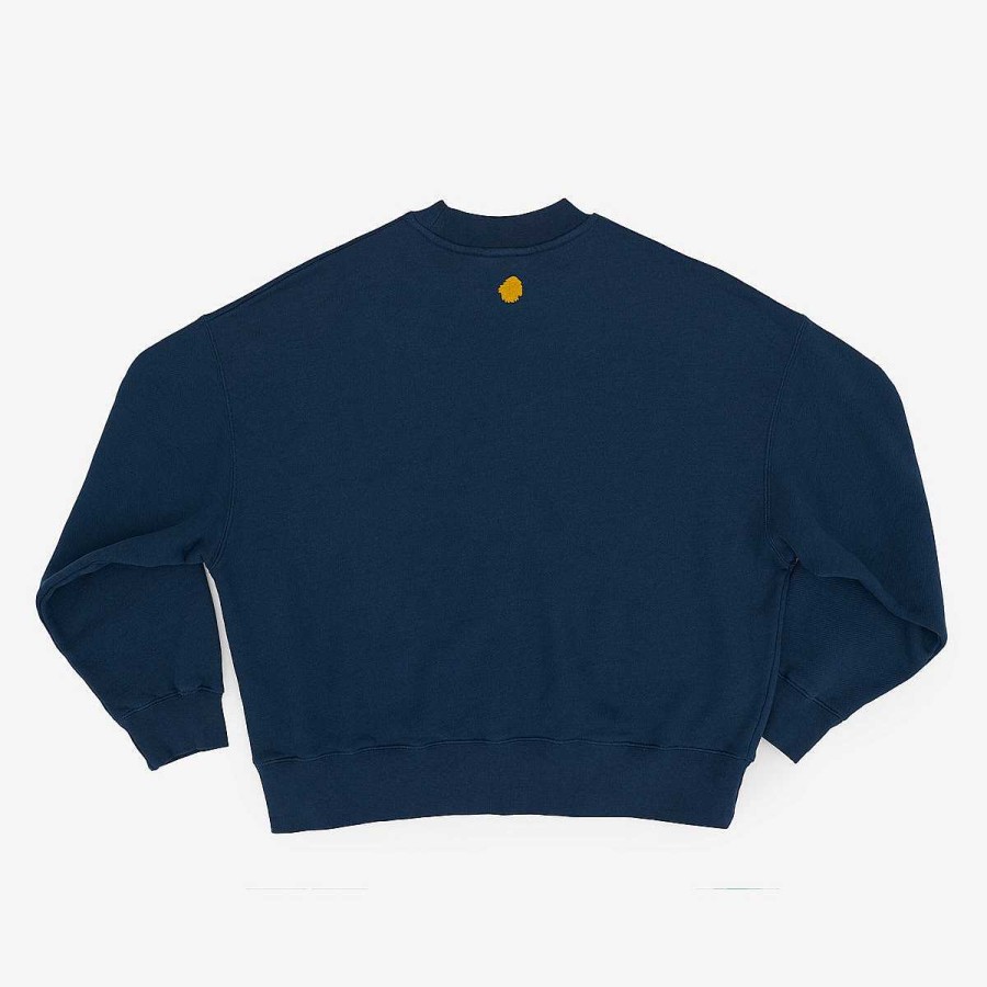 Wholesale Sweatshirt Oversize Organic Cotton | Blue Ink Sudaderas