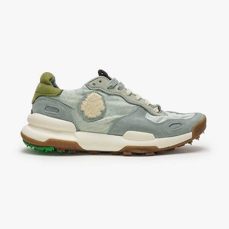 Clearance Chacrona Linen | Camo Milky Jade Zapatillas